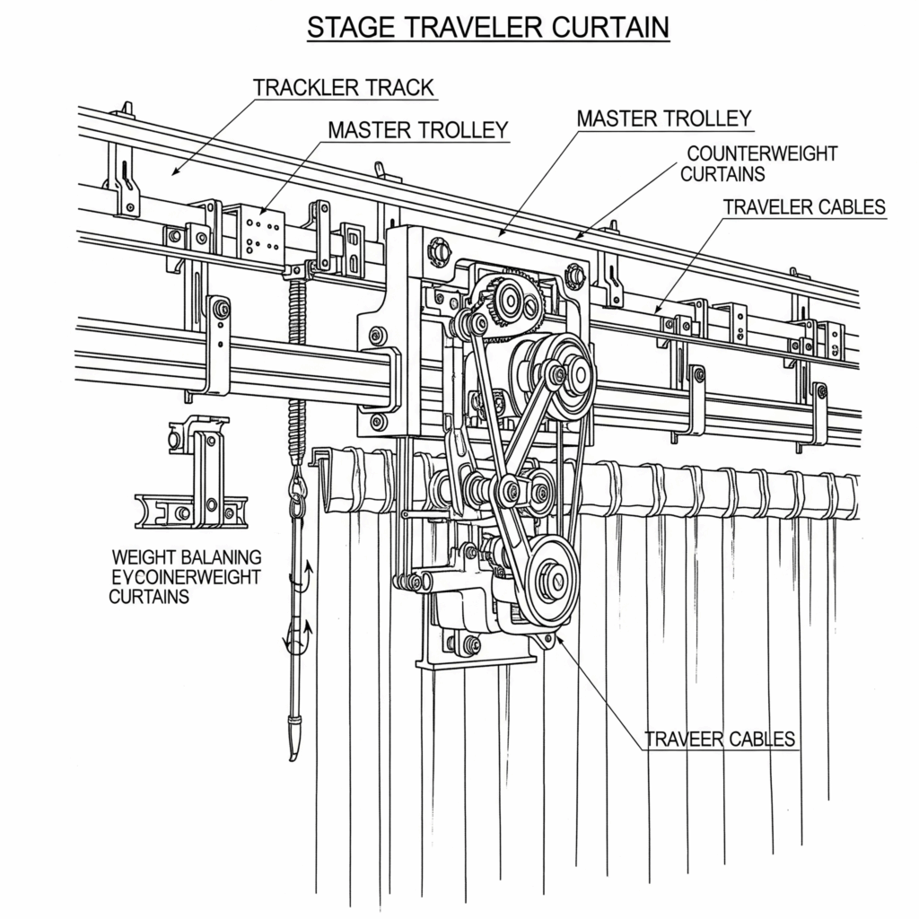 curtain system horizontal sketch curtain system horizontal sketch