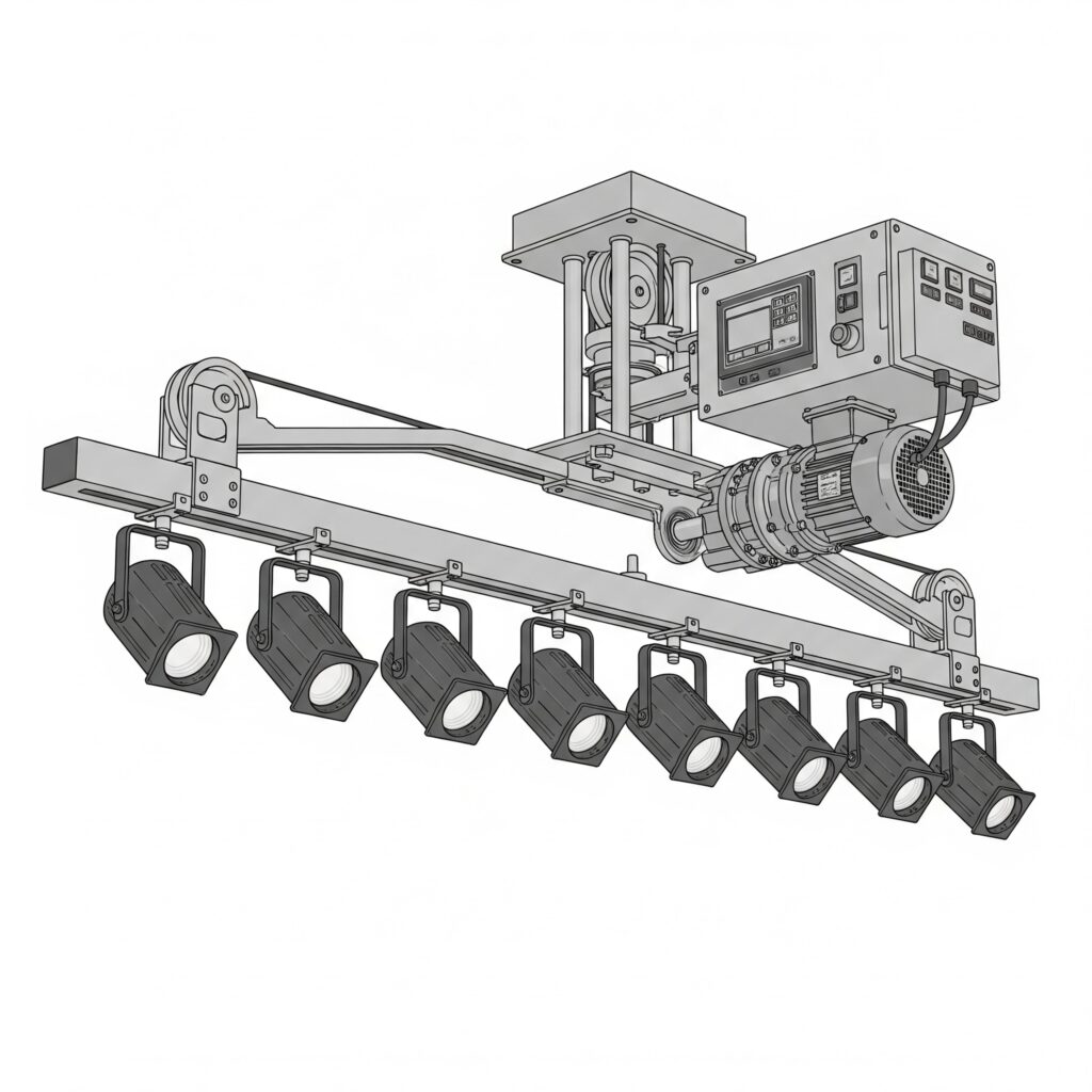 motorized light bar